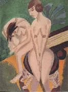 Ernst Ludwig Kirchner Zwei Akte im Raum USA oil painting artist